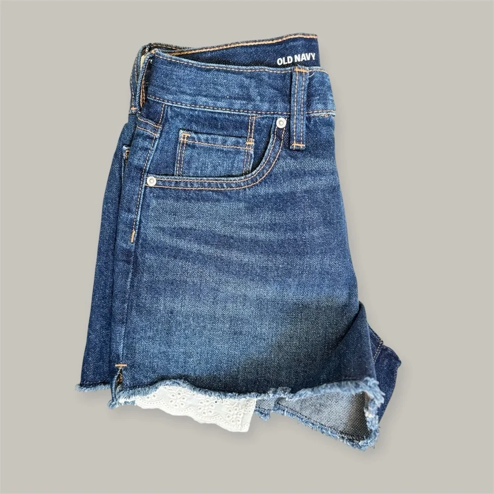 Old Navy Kids Dark Blue Denim Shorts
